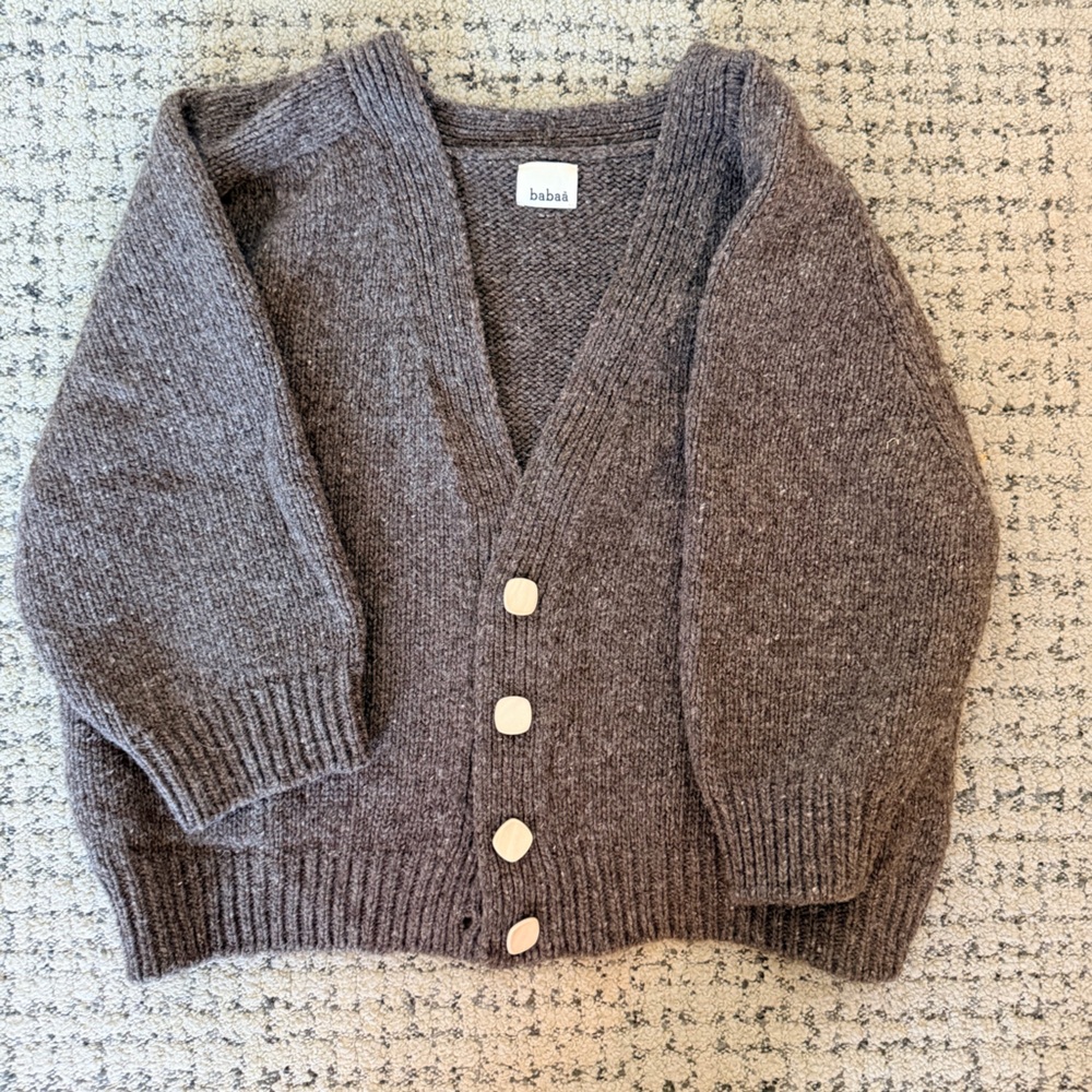 Babaa Wool Cardigan One Size